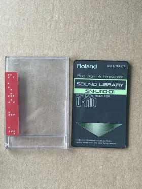 Sn-u110-01 Roland Organ Harpsichord Sound Library Pcm Data Rom For U-110 U-220