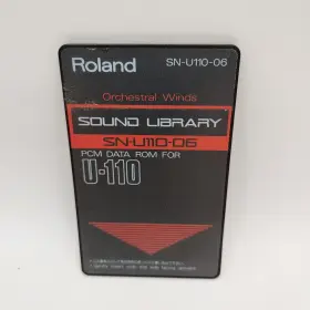 Sn-u110-06 Roland Orchestral Winds Sound Library Pcm Data Rom For U-110