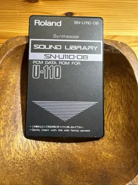 Sn-u110-08 Roland U-110 Synthesizer Pcm Data Rom Card Free Shipping