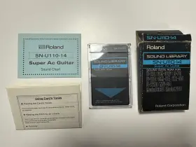 Sn-u110-14 Roland Super Ac Guitar Library Card Pcm Data Rom