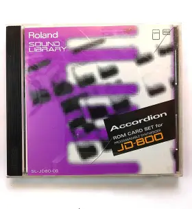 So-jd80-08 Roland Accordion Sound Library Data &waveform Cards Jd-800/jd-990