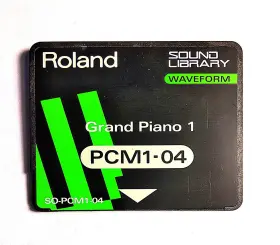 So-pcm1-04 Roland Grand Piano 1 Sound Library Card In Excellent Condition