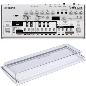 Tb03dsbun Roland Tb-03 Bass Line Synthesizer With Decksaver Cover