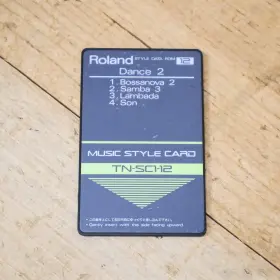 Tn-sc1-12 Roland Dance 2 Sound Library Expansion Card E-5 E-20 E-30 U257579
