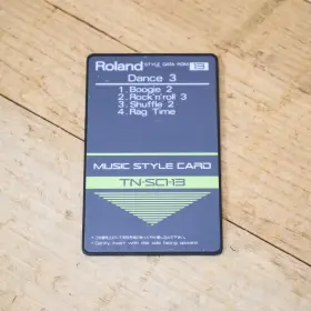 Tn-sc1-13 Roland Dance 3 Sound Library Expansion Card E-5 E-20 E-30 U257580