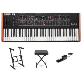 Dsi-2808-essential Sequential Prophet Rev2 Synthesizer 8 Voice Essentials Bundle