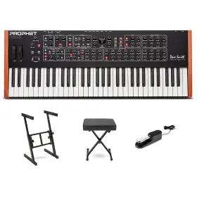Dsi-2816-essential Sequential Prophet Rev2 Synthesizer 16 Voice Essentials Bundle