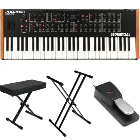 Rev2-16essbun Sequential Prophet Rev2 16-voice Analog Synthesizer Essentials Bundle