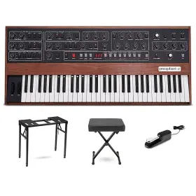 Seq-1000-essential Sequential Prophet-5 5-voice Polyphonic Analog Synthesizer Essentials Bundle
