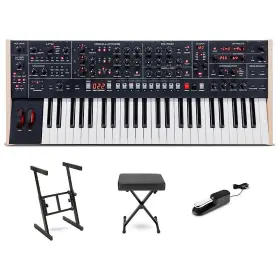 Seq-3800-essential Sequential Trigon-6 6-voice Polyphonic Analog Synthesizer Essentials Bundle