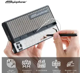 Stylophone 313090278250 The Original Pocket Electronic Synthesizer Synth Musical
