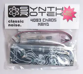 4093 Synthrotek 738676125047 Chaos Nand Eurorack Kit - Lofi Drone Oscillator