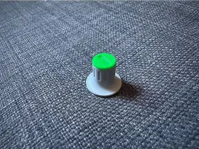 Teenage Engineering Op1-enc2-green Op-1 Green Encoder Knob Cap - 2 White Param