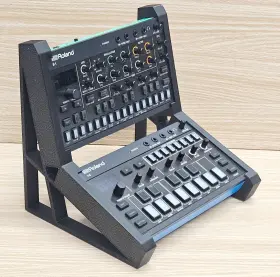 The Analog Source Rac-v2 2 Tier Multi Angled Stands For Roland Aira Compact P-6 T-8 J-6 S-1 Synthesizer