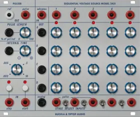 245t Tiptop Audio Buchla Sequential Voltage Source New Detroit Modular