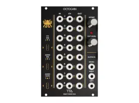 Tiptop Audio 859469915101 Octogain Analog Vca Eurorack Synth Module Black