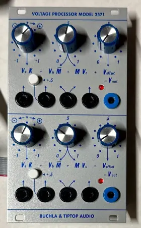 257t Tiptop Audio Buchla Dual Voltage Processor Eurorack