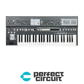 Udo 060756260009 Super 6 Hybrid Polysynth Black Keyboard Synthesizer B-stk - Perfect Circuit