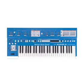 St49 Udo Audio Super 6 Keyboard Synthesizer Blue