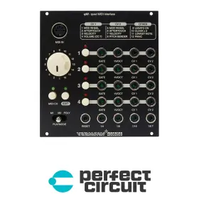 805005 Vermona Qmi Quad Midi Interface V2 Modular Eurorack-demo-perfect Circuit