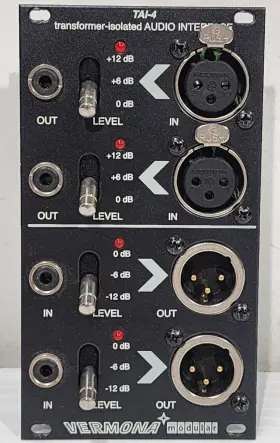 Tai-4 Vermona Transformer-isolated Audio Interface Eurorack Module