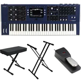 Quantummk2esbn Waldorf Quantum Mk2 16-voice Polyphonic Hybrid Synthesizer Essentials Bundle