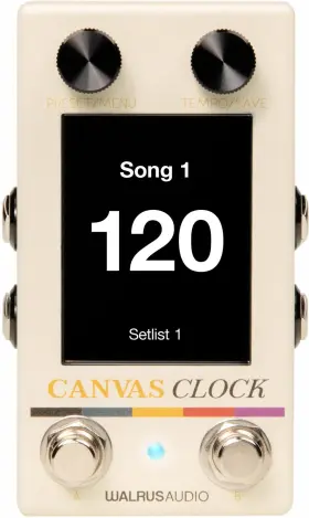 900-1093bf25 Walrus Audio Canvas Midi Clock Pedal - Harvest Series 2025