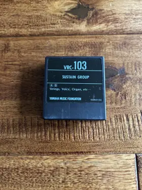 Vrc-103 Yamaha 721056921614 Dx7 Dx 7 Rom Cartridge Sustain Group Untested Excellent Condition