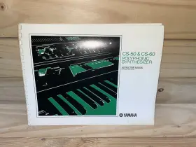 Cs-60 Yamaha Cs-50 Cs50 Cs60 Polyphonic Original Owners Manual. 1978 A33