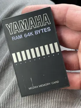 Mcd64 Yamaha Memory Card Ram 64k Bytes 30-day Money-back Guarantee