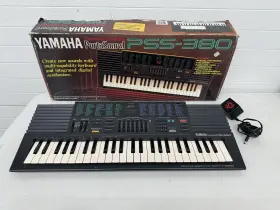 Pss-380 Yamaha 1989 Vintage Portasound Digital Keyboard Excellent Watch Video
