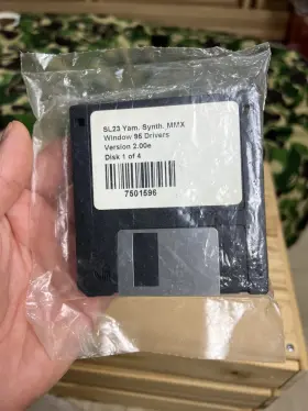 Yamaha Sl23 New Synthesizer Mmx Software On Floppy Disks - V. 2.00e Windows 95