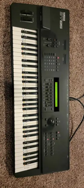 Sy85 Yamaha Digital Synthesizer Keyboard 61-keys Black Music Instrument