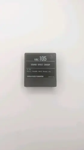 Vrc-105 Yamaha Voice Rom Data Cartridge Dx7 Sound Effect Group Fast S/h