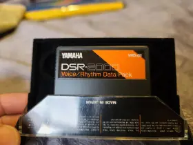 Dsr-2000 Yamaha Vrd-01 Keyboard Synth Voice/rhythm Data Pack Cartridge With Case