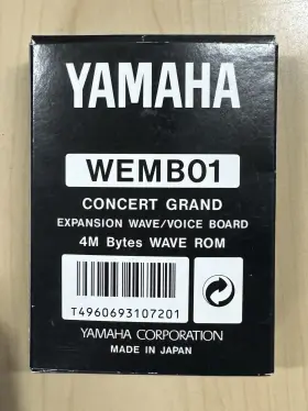 Yamaha Wemb01 Expansion Wave/voice Board Concert Grand 4m Bytes Wave Rom