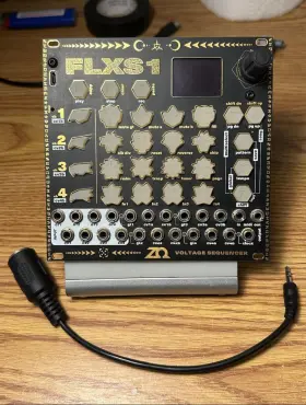 Flxs1 Zte Eurorack Modular Sequencer With 4 Channel 1 Gate And 2 Cv S Per Step