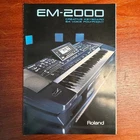 Vintage Roland EM-2000 Original Informational Brochure Very. Price: $15.00.