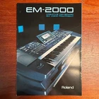 Vintage Roland EM-2000 Original Informational Brochure (german) Very. Price: $8.00.