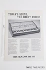 Electrocomp EML500 Catalog Brochure Synthesizer Keyboard Vintage Dealer Used. Price: $49.99.