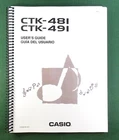 Casio CTK-491 Instruction Manual: Pages Coil Bound & Protective Covers! Brand. Price: $18.95.