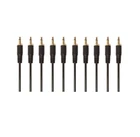 10X Shock Electronix 25CM/10" 3.5MM Mono 1/8" Eurorack Patch Cv Trigger Cable. Brand. Price: $21.38.
