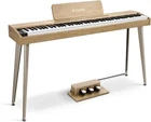 Donner DDP-60 Digital Piano Keyboard With Stand Pedal 25W Speaker Natural New. Price: $276.49.