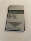 Roland PN-D50-00 Rom Card With The Factory Patches Of D-50 D-550 Used. Price: $99.99.