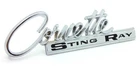 New Corvette Sting Ray Glove Box Door Emblem Script / For 1964-1965 Usa-made. Price: $52.99.