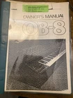 1982 Oberheim Owners OB-8 Polypohnic Synthesizer Vintage Original Manuals Good. Price: $33.33.