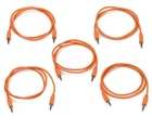 Black Market Eurorack Patch Cable 5-PACK 75CM Orange New. Price: $12.99.