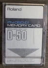 Roland PN-D50-01 Patch Data Rom Card For The D-50/D-550 -sustain Group Ii Used. Price: $120.00.