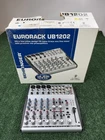 Behringer Eurorack UB1202 Input Mic / Line Mixer No Power Supply Used. Price: $39.95.