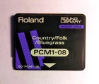 Roland SO-PCM1-08 Country/folk/bluegrass Sound Library Card, In Excellent Cond. Used. Price: $119.00.